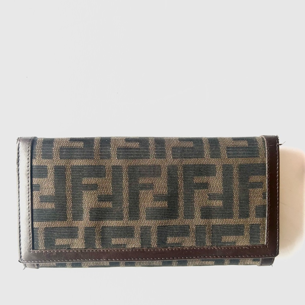 Fendi Zucca Long Wallet